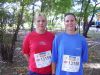 A Maratonka célbaérkezés után Dika-val.
